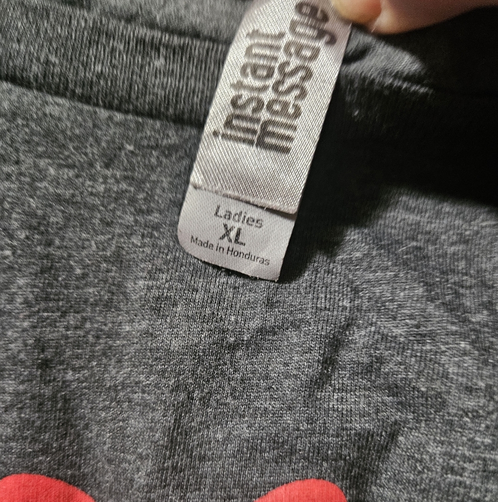 Gray Ouija Holiday Spirit Ladies T-Shirt - Picture 3 of 3